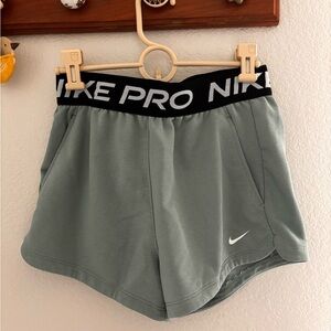 Nike Pro Girls Athletic Shorts